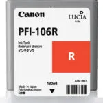 Canon PFI-106 Γνήσιο Μελάνι Εκτυπωτή InkJet Κόκκινο (6627B001)