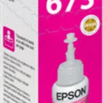 Epson 673 Γνήσιο Μελάνι Εκτυπωτή InkJet Ματζέντα (C13T67334A)
