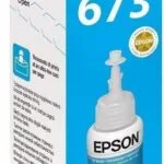 Epson 673 Γνήσιο Μελάνι Εκτυπωτή InkJet Κυανό (C13T67324A)