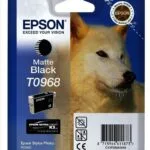 Epson T0968 Γνήσιο Μελάνι Εκτυπωτή InkJet Matte Μαύρο (C13T09684010)