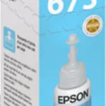Epson 673 Γνήσιο Μελάνι Εκτυπωτή InkJet Ανοιχτό Κυανό (C13T67354A)