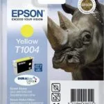 Epson T1004 Γνήσιο Μελάνι Εκτυπωτή InkJet Κίτρινο (C13T10044010)