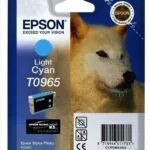 Epson T0965 Γνήσιο Μελάνι Εκτυπωτή InkJet Ανοιχτό Κυανό (C13T09654010 C13T09654020)