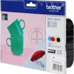 Brother LC227XL Γνήσιο Πακέτο 4 Μελανιών Εκτυπωτή InkJet Κίτρινο / Κυανό / Ματζέντα / Μαύρο (LC-227XLVALBP)