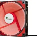Inter-Tech L-12025 Case Fan με Κόκκινο Φωτισμό και Σύνδεση 3-Pin / 4-Pin Molex