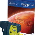 Brother LC1100 High Yield Γνήσιο Μελάνι Εκτυπωτή InkJet Κίτρινο (LC-1100HYY)