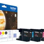 Brother LC1240 Γνήσιο Πακέτο 4 Μελανιών Εκτυπωτή InkJet Κίτρινο / Κυανό / Ματζέντα / Μαύρο (LC-1240VALBPDR)