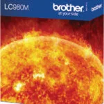 Brother LC980 Γνήσιο Μελάνι Εκτυπωτή InkJet Ματζέντα (LC-980M)