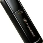 Transcend JetFlash 350 16GB USB 2.0 Stick Μαύρο