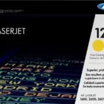HP 124A Γνήσιο Toner Laser Εκτυπωτή Κίτρινο 2000 Σελίδων Q6002A