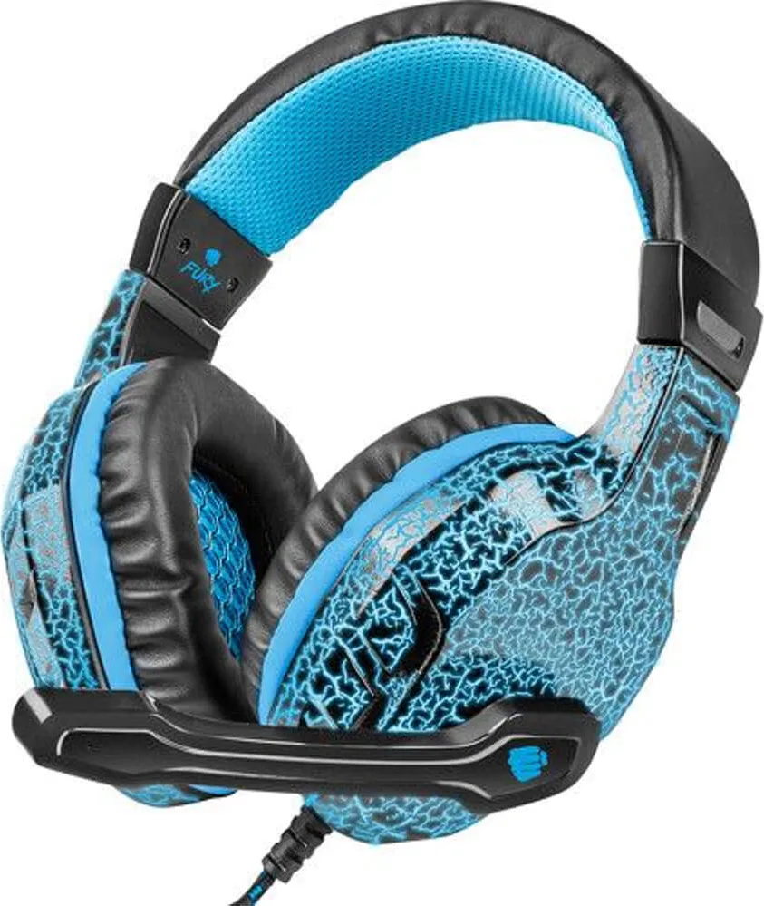 20180223163540_natec_fury_hellcat Fury Hellcat Over Ear Gaming Headset με σύνδεση 3.5mm / USB Μπλε - Image 1