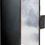 Celly Wally Book Δερματίνης Μαύρο (Galaxy S9) WALLY790