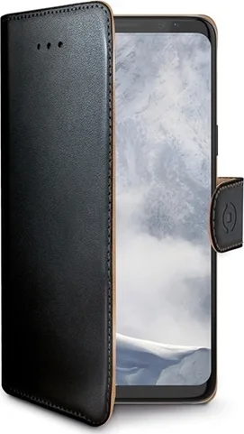 20180228150748_celly_wally_mayro_galaxy_s9 Celly Wally Book Δερματίνης Μαύρο (Galaxy S9) WALLY790 - Image 1