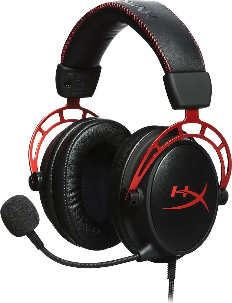 20180305133128_hyperx_cloud_alpha HyperX Cloud Alpha Over Ear Gaming Headset με σύνδεση 3.5mm / 2x3.5mm Κόκκινο - Image 1
