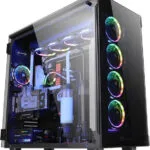 Thermaltake View 91 Tempered Glass RGB Edition Gaming Ultra Tower Κουτί Υπολογιστή με Πλαϊνό Παράθυρο Μαύρο