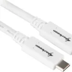 Sharkoon Regular USB 3.1 Cable USB-C male - USB-C male Λευκό 0.5m