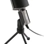 Yenkee YMC 1020GY Σετ Μικρόφωνο 3.5mm Επιτραπέζιο σε Γκρι Χρώμα