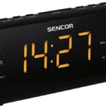 Sencor SRC 170 Orange Επιτραπέζιο Ψηφιακό Ρολόι με Ξυπνητήρι & Ραδιόφωνο SRC 170 OR