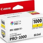 Canon PFI-1000 Γνήσιο Μελάνι Εκτυπωτή InkJet Κίτρινο (0549C001)