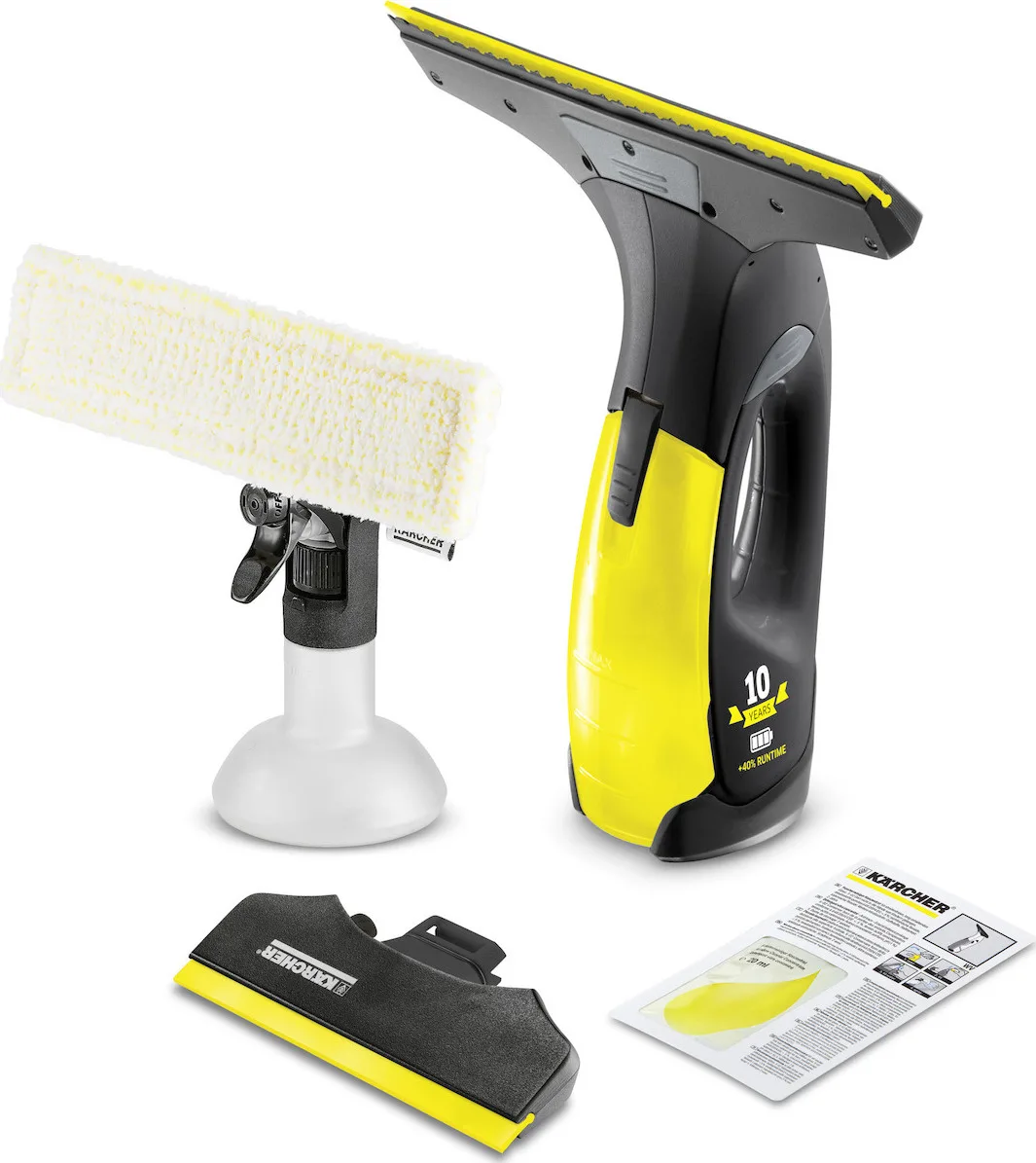20180606122556_karcher_wv_2_premium_10_years_edition Karcher WV 2 Black Edition 1.633-426.0 Καθαριστής Τζαμιών Χειρός Μπαταρίας Μαύρος - Image 1