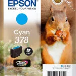 Epson 378 Γνήσιο Μελάνι Εκτυπωτή InkJet Κυανό (C13T37824010)