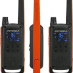 Motorola Talkabout T82 Ασύρματος Πομποδέκτης PMR 0.5W με Μονόχρωμη Οθόνη Σετ 2τμχ Σε Πορτοκαλί Χρώμα