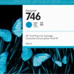 HP Γνήσιο Μελάνι Εκτυπωτή InkJet Κυανό (P2V80A)