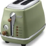 De'Longhi Icona 0176129047 CTOV 2103.GR Φρυγανιέρα 2 Θέσεων 900W Πράσινη