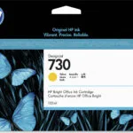 HP 730 Γνήσιο Μελάνι Εκτυπωτή InkJet Κίτρινο (P2V64A)