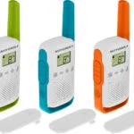 Motorola Talkabout T42 Ασύρματος Πομποδέκτης PMR με Μονόχρωμη Οθόνη Σετ 3τμχ Blue,Green,Orange