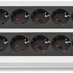Brennenstuhl Πολύπριζο 16 Θέσεων με USB-A, Διακόπτη και Καλώδιο 3m 1391000916