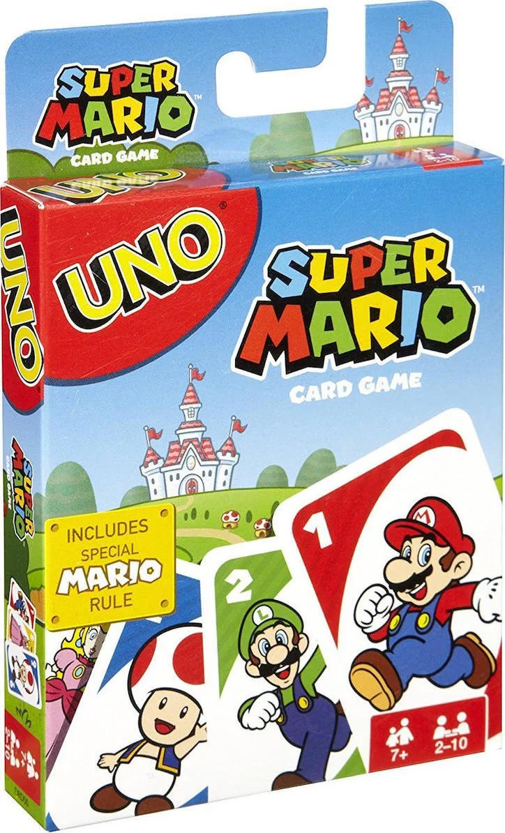 20181024115217_mattel_uno_super_mario_card_game Επιτραπέζιο Παιχνίδι UNO Super Mario Card Game για 2-10 Παίκτες 7+ Ετών DRD00 (EN) Mattel - Image 1