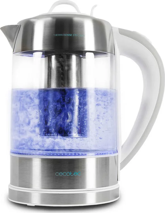 20181029115714_cecotec_thermosense_370_clear Cecotec ThermoSense 370 Clear Βραστήρας 1.7lt 2200W Ασημί - Image 1