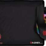 Thermaltake Talon Elite RGB Gaming Gear Combo Gaming Ποντίκι 5000 DPI Μαύρο