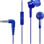 Panasonic TCM115E In-ear Handsfree με Βύσμα 3.5mm Μπλε