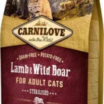 Carnilove Into The Wild Lamb & Wild Boar Ξηρά Τροφή χωρίς Σιτηρά για Ενήλικες Στειρωμένες Γάτες με Αρνί / Αγριογούρουνο 6kg