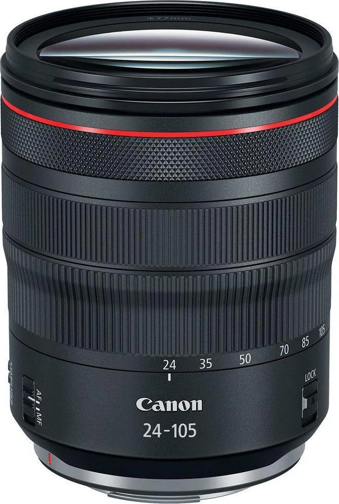 Canon Full Frame Φωτογραφικός Φακός RF 24-105mm f/4L IS USM Standard Zoom για Canon RF Mount Μαύρος - Image 1