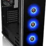 Thermaltake V200 Tempered Glass RGB Edition Gaming Midi Tower Κουτί Υπολογιστή με Πλαϊνό Παράθυρο Μαύρο