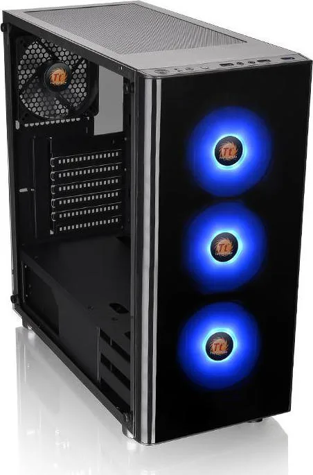 20181204122921_thermaltake_v200_tempered_glass_rgb_edition Thermaltake V200 Tempered Glass RGB Edition Gaming Midi Tower Κουτί Υπολογιστή με Πλαϊνό Παράθυρο Μαύρο - Image 1