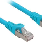 Sharkoon S/FTP Cat.6a Cable 1m Μπλε
