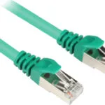 Sharkoon S/FTP Cat.6a Cable 1m Πράσινο