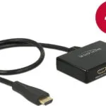 DeLock 87700 UHD 1 είσοδος/2 έξοδοι HDMI Splitter