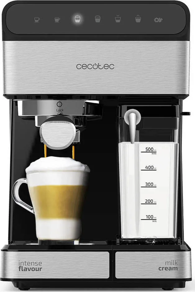 Cecotec Power Instant-ccino 20 Touch Μηχανή Espresso 1350W Πίεσης 20bar για Cappuccino Nera Series - Image 1