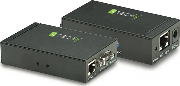 Techly EX-DL344 VGA/Audio Extender 300m Cat5/5e/6 - Image 1