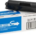 Kyocera TK-590C Γνήσιο Toner Laser Εκτυπωτή Κυανό 5000 Σελίδων (1T02KVCNL0)