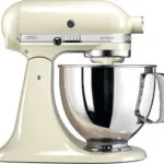 Kitchenaid Artisan 5KSM125EAC Κουζινομηχανή 300W με Ανοξείδωτο Κάδο 4.8lt