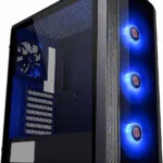 Thermaltake Versa J25 Tempered Glass RGB Edition Gaming Midi Tower Κουτί Υπολογιστή με Πλαϊνό Παράθυρο Μαύρο