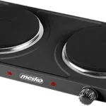 Mesko MS 6509 Επιτραπέζια Εστία Εμαγιέ Διπλή Μαύρη