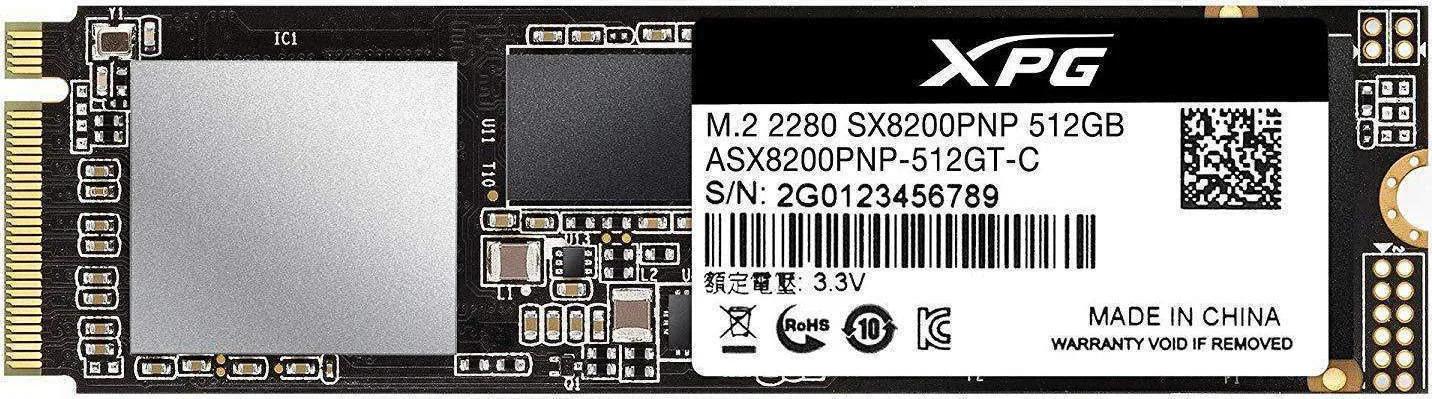 20190221161626_adata_xpg_sx8200_pro_512gb Adata XPG SX8200 Pro SSD 512GB τύπου M.2 με σύνδεση PCI Express 3.0 ASX8200PNP-512GT-C - Image 1