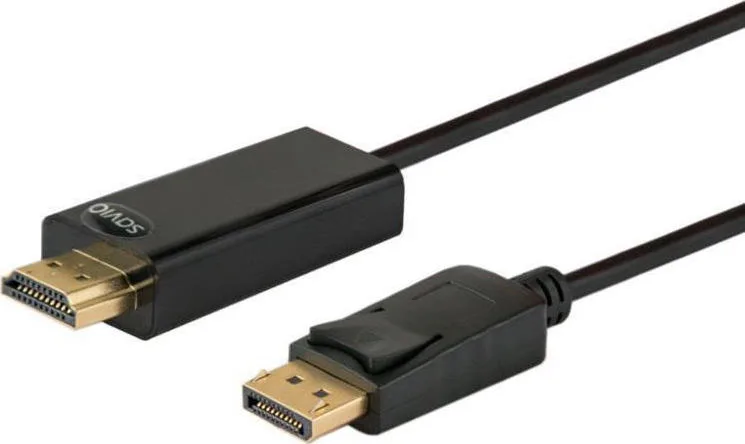 Savio Cable DisplayPort male - HDMI male 1.5m (CL-56) - Image 1